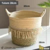 Basket Rattan Vase Nordic Bamboo Basket Rattan Pot