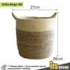 Basket Rattan Vase Nordic Bamboo Basket Rattan Pot