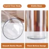 Clear Vase Pasu Plastik Hiasan Transparent Vase Decor Flower Pot