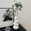 Nordic Irregular Art Vase Minimalist Abstract Flower Vase For Living Room Table Decor