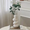 Nordic Irregular Art Vase Minimalist Abstract Flower Vase For Living Room Table Decor