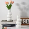 Nordic Irregular Art Vase Minimalist Abstract Flower Vase For Living Room Table Decor