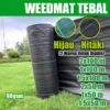 50M 100M Warna Hijau Hitam Weed Control Mat Pertanian Plastic Cover