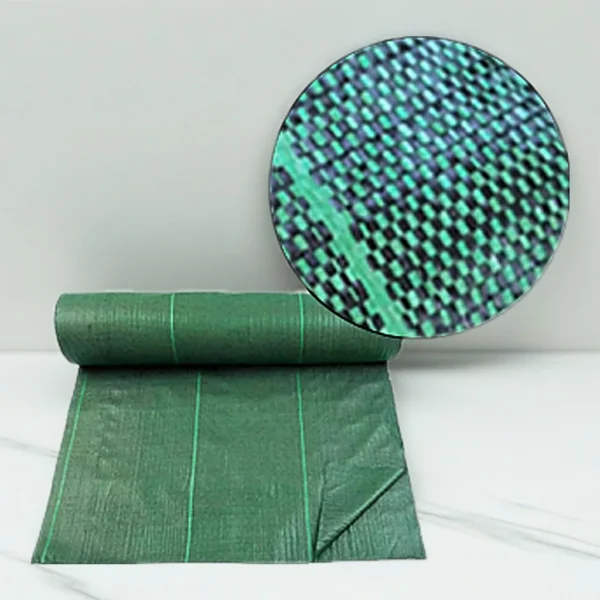 50M 100M Warna Hijau Hitam Weed Control Mat Pertanian Plastic Cover