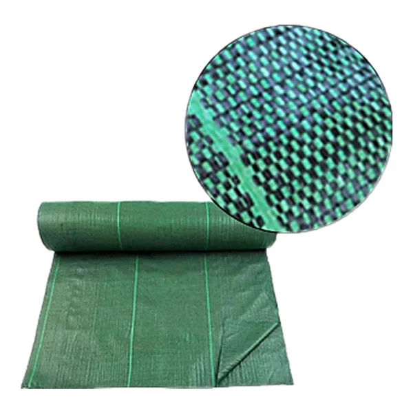 50M 100M Warna Hijau Hitam Weed Control Mat Pertanian Plastic Cover