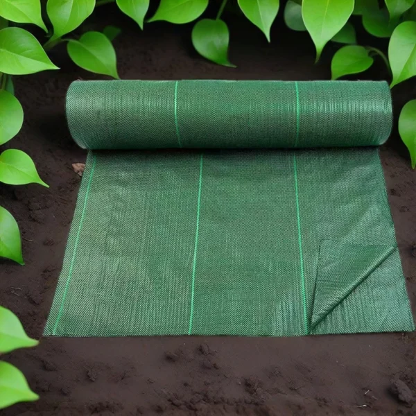 50M 100M Warna Hijau Hitam Weed Control Mat Pertanian Plastic Cover