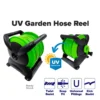 VIP Stackable Garden Hose Reel Set 20Meter 15Meter with wall mounting UV Garden Hose Roller and Rack